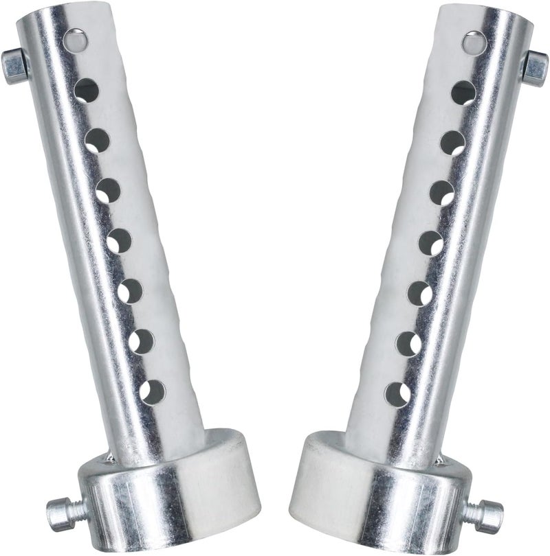 amavoler 2 Pcs Motorcycle Exhaust Silencer Motorbike Muffler Insert Baffle Silencer Universal (silver-42mm,2Pcs) - Image 1